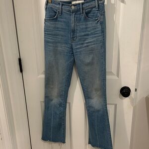MOTHER Classic Blue Boot Cut Jeans